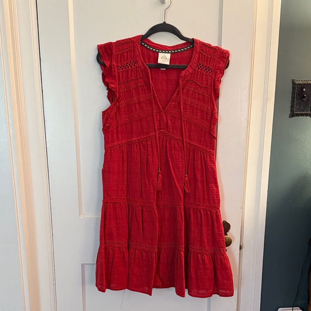 Knox Rose Red Sleeveless Dress